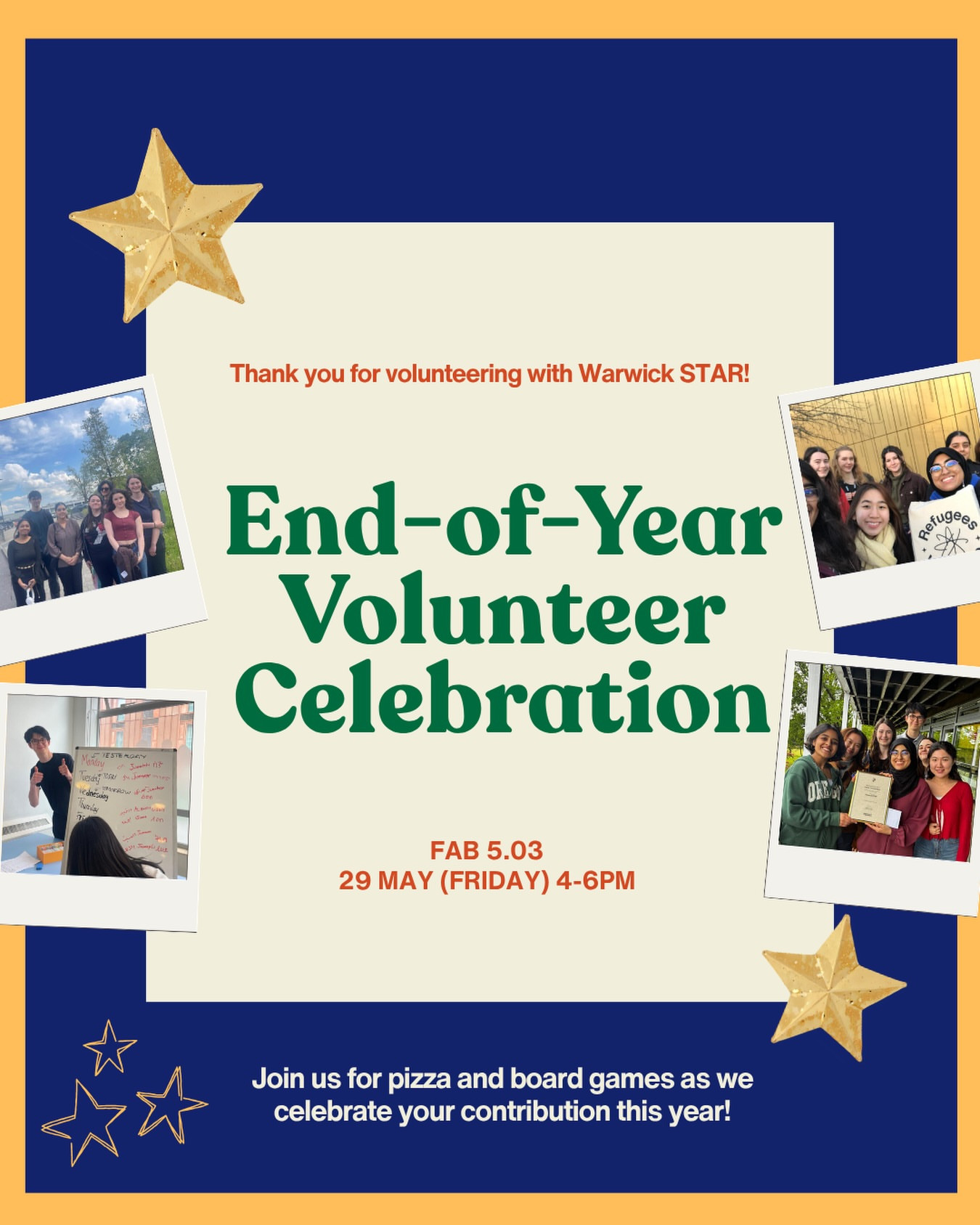 End-of-Year Volunteer Celebration