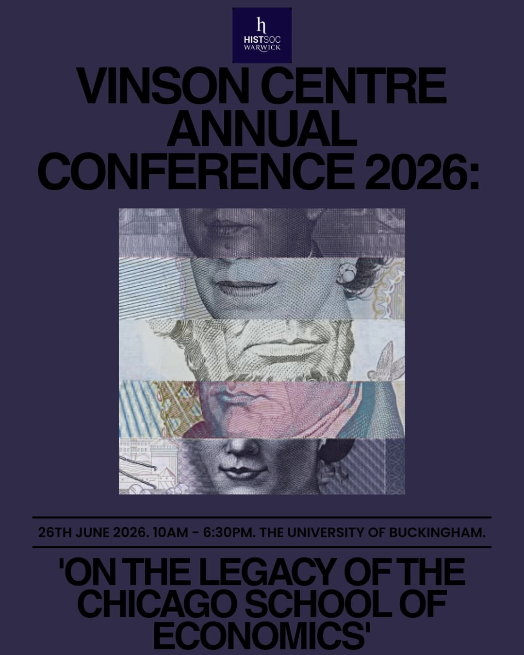 Vinson Centre Annual Conference: 'On The Legacy of the Chicago School of Economics'