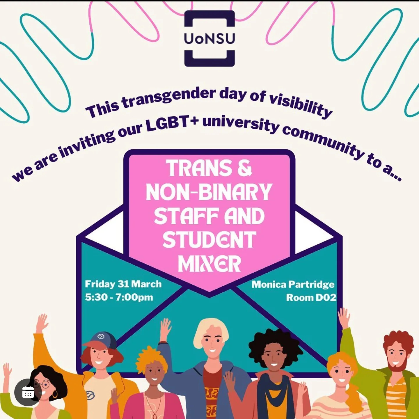 Trans and Non-binary Staff and Student Mixer