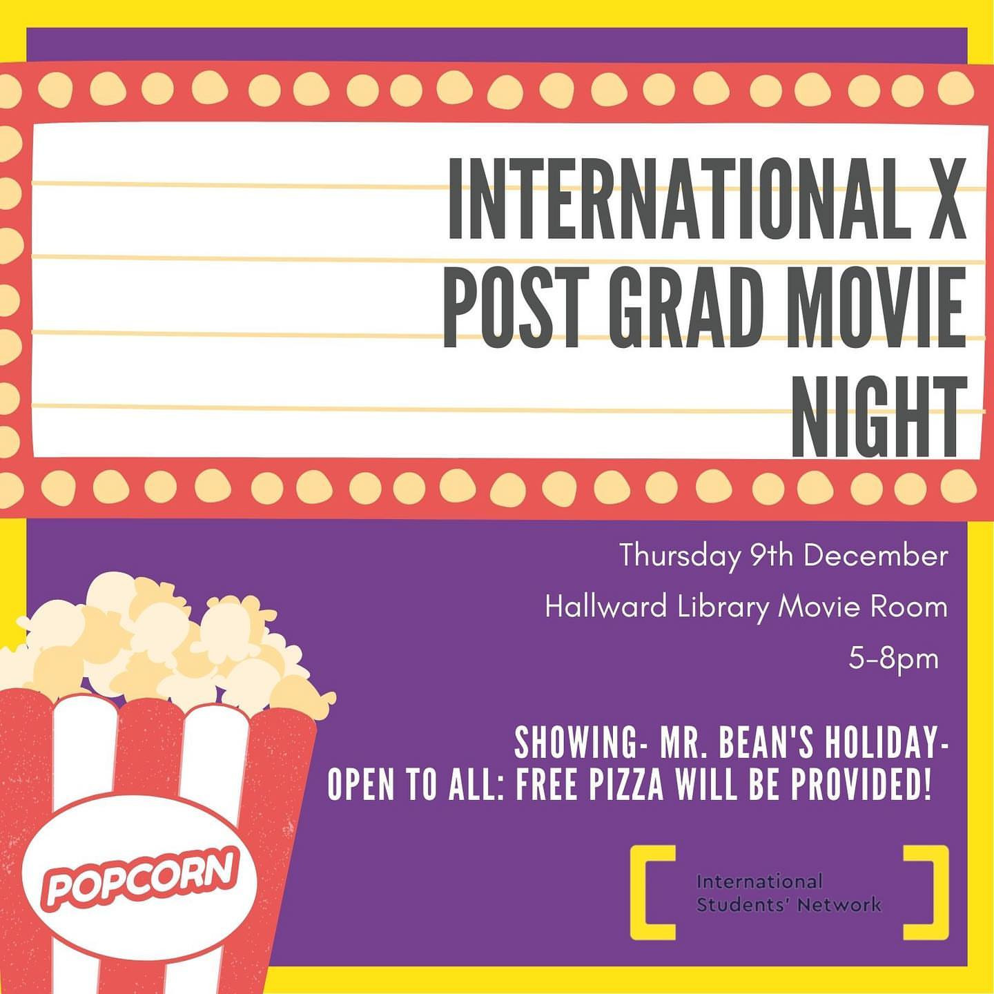International x Post Grad Movie Night