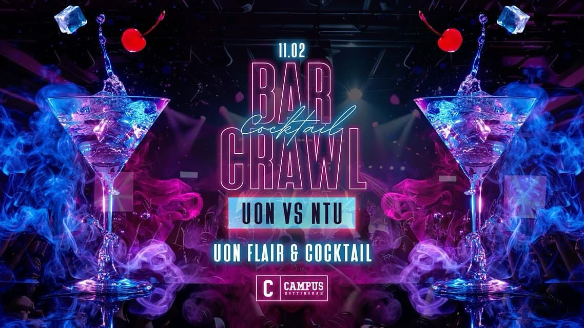 UON vs NTU Bar Cocktail Crawl