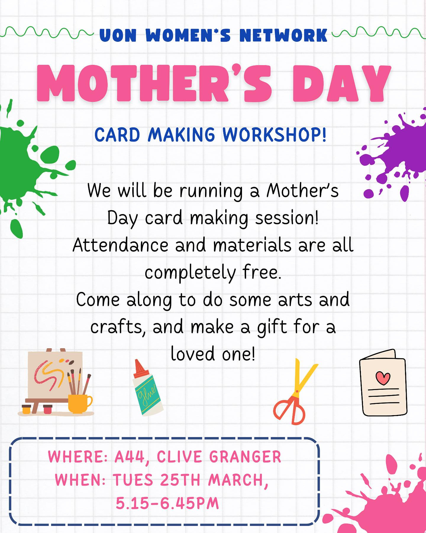 Mother's Day Card Making Session