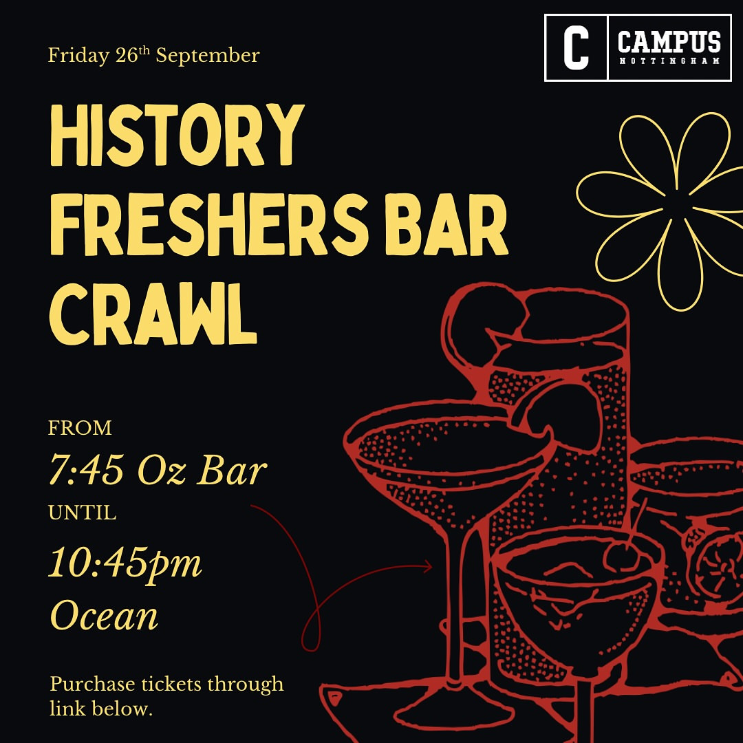 History Freshers Bar Crawl