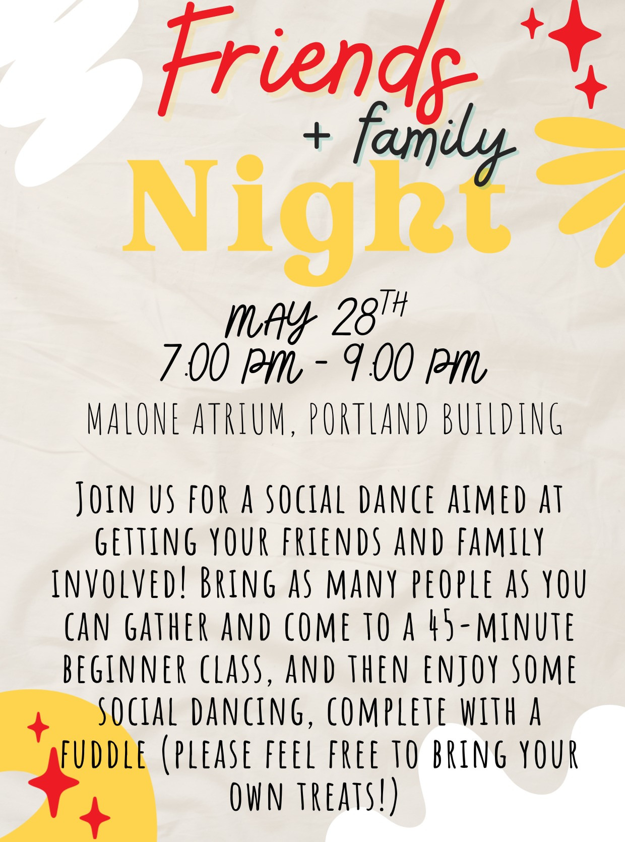 Friends + Family Night Social Dance