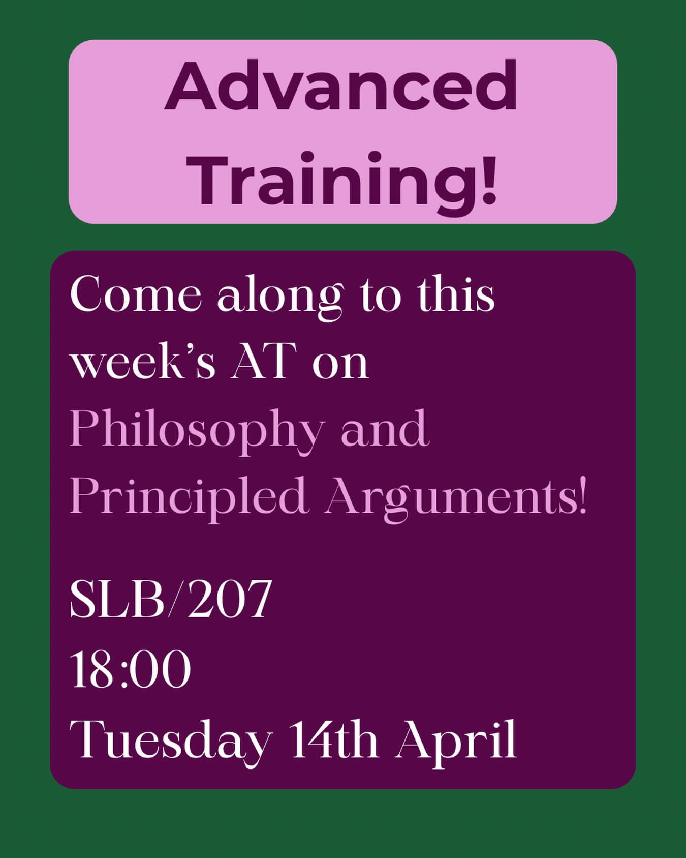 Advanced Training