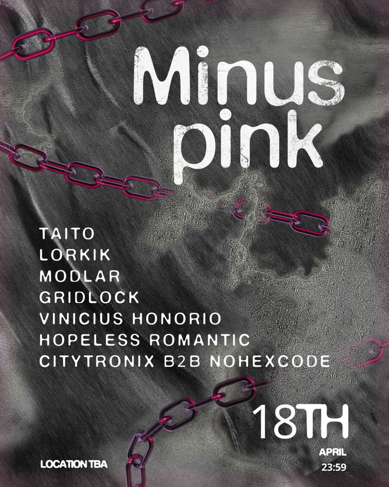 Minus Pink Spring Programme
