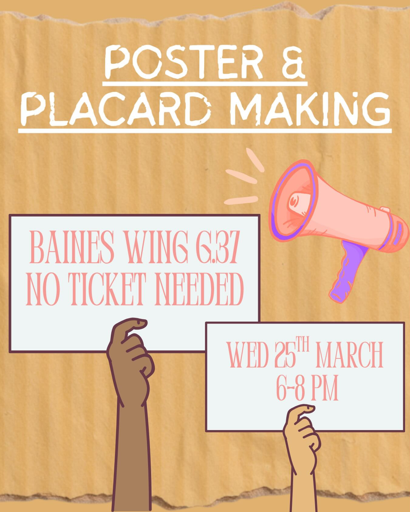 Poster & Placard Making