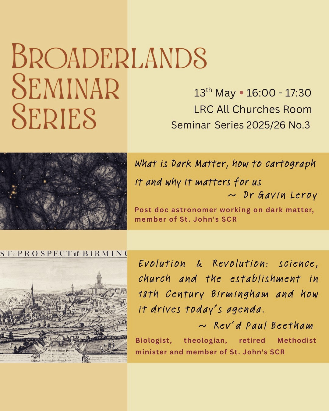 Broaderlands Seminar Series: Dark Matter and 18th Century Birmingham