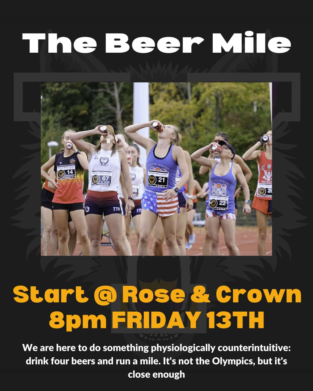 The Beer Mile