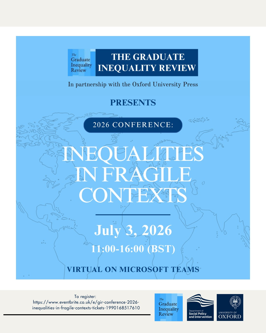 GIR Conference 2026: Inequalities in Fragile Contexts