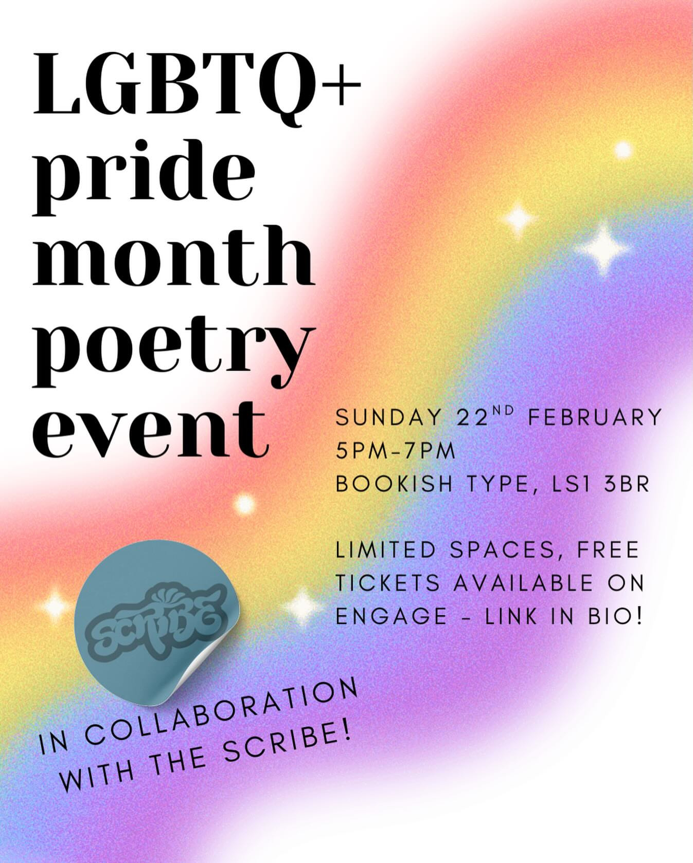 LGBTQ+ Pride Month Poetry Event