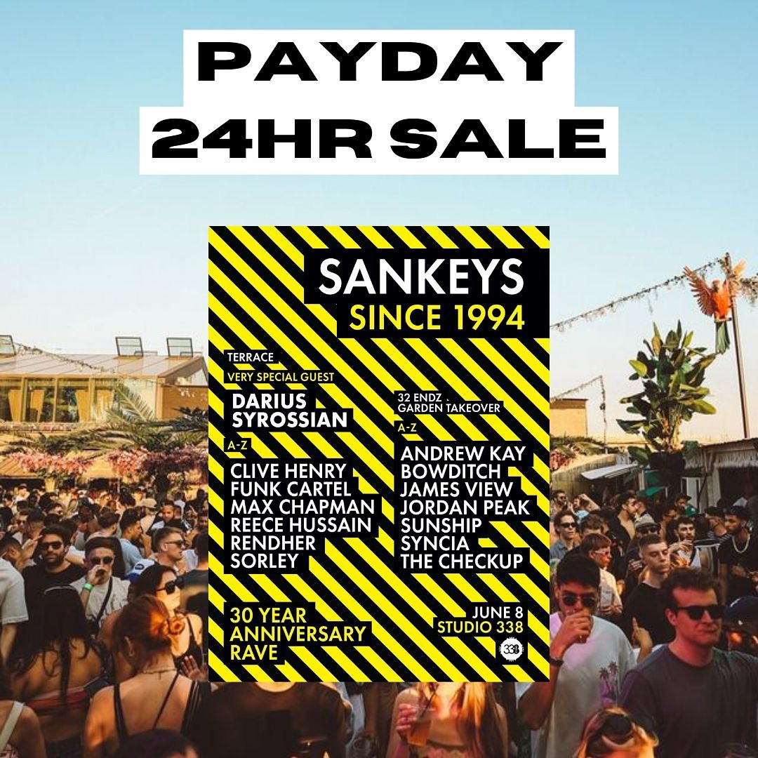 Sankeys 30 Year Anniversary Rave
