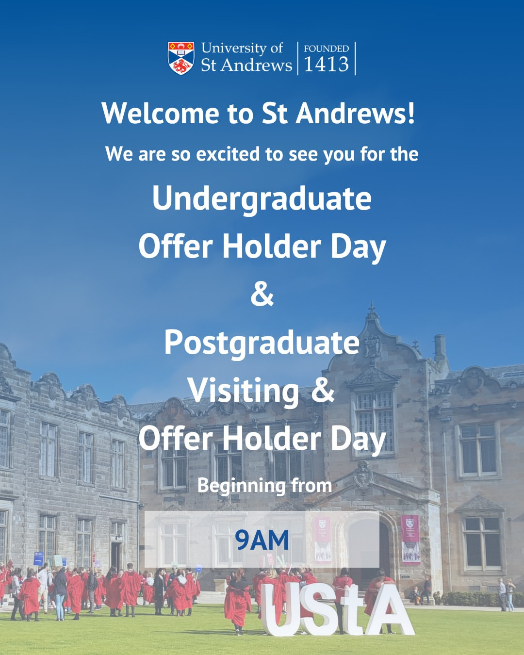 Undergraduate Offer Holder Day & Postgraduate Visiting & Offer Holder Day