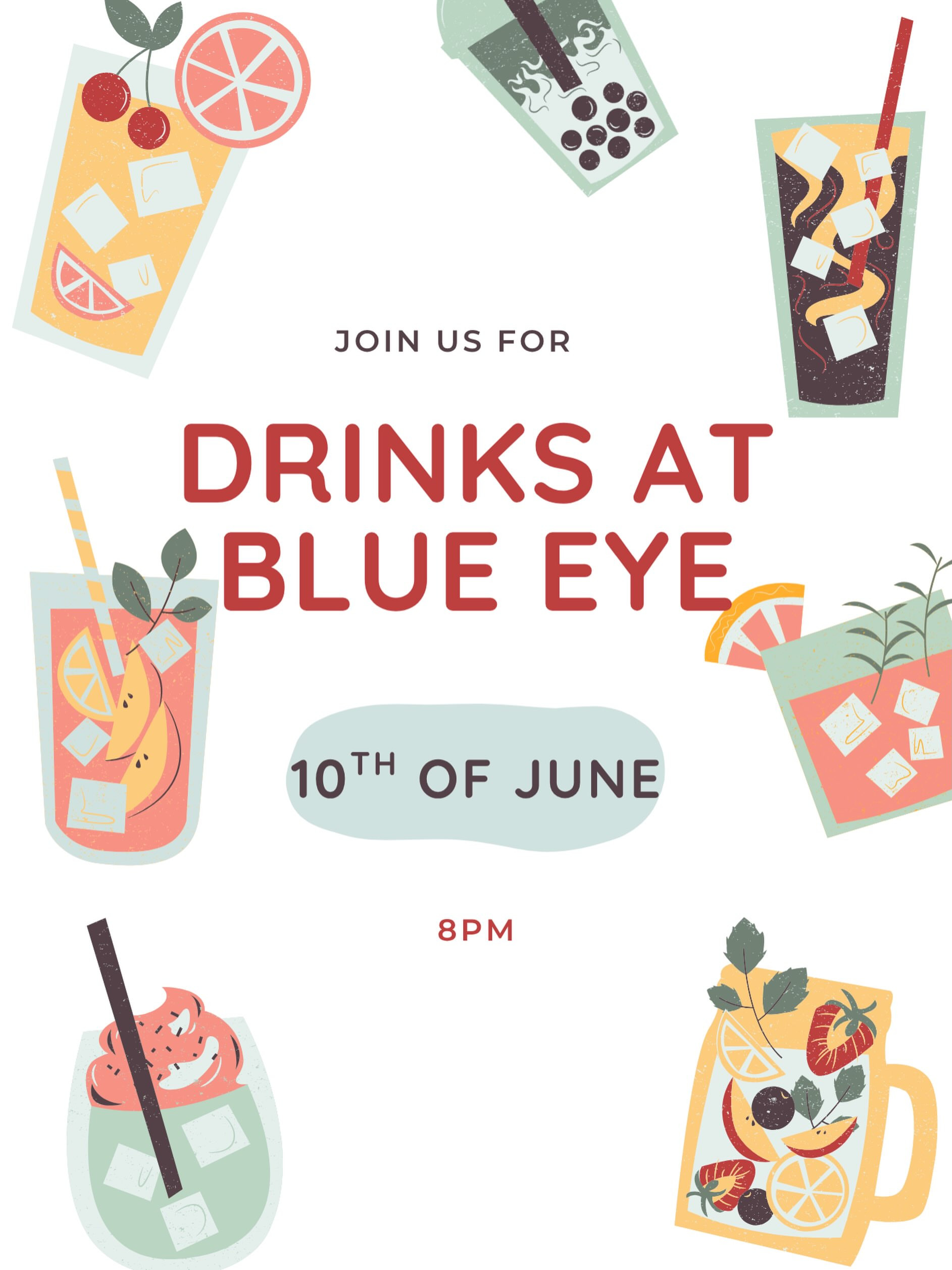 Drinks at Blue Eye