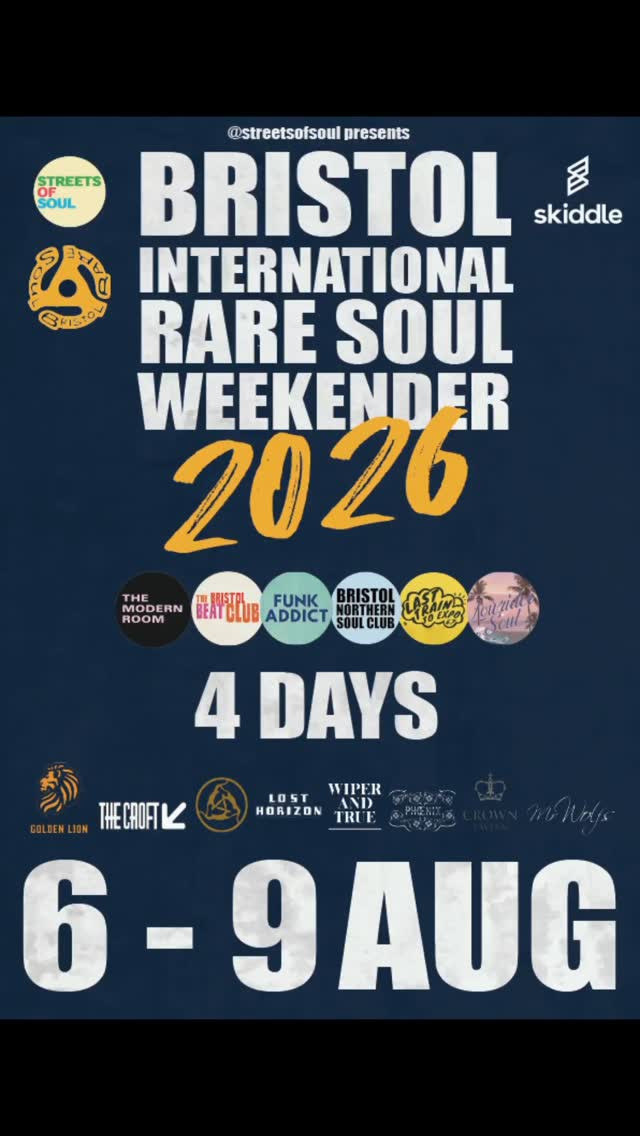 Bristol International Rare Soul Weekender 2026