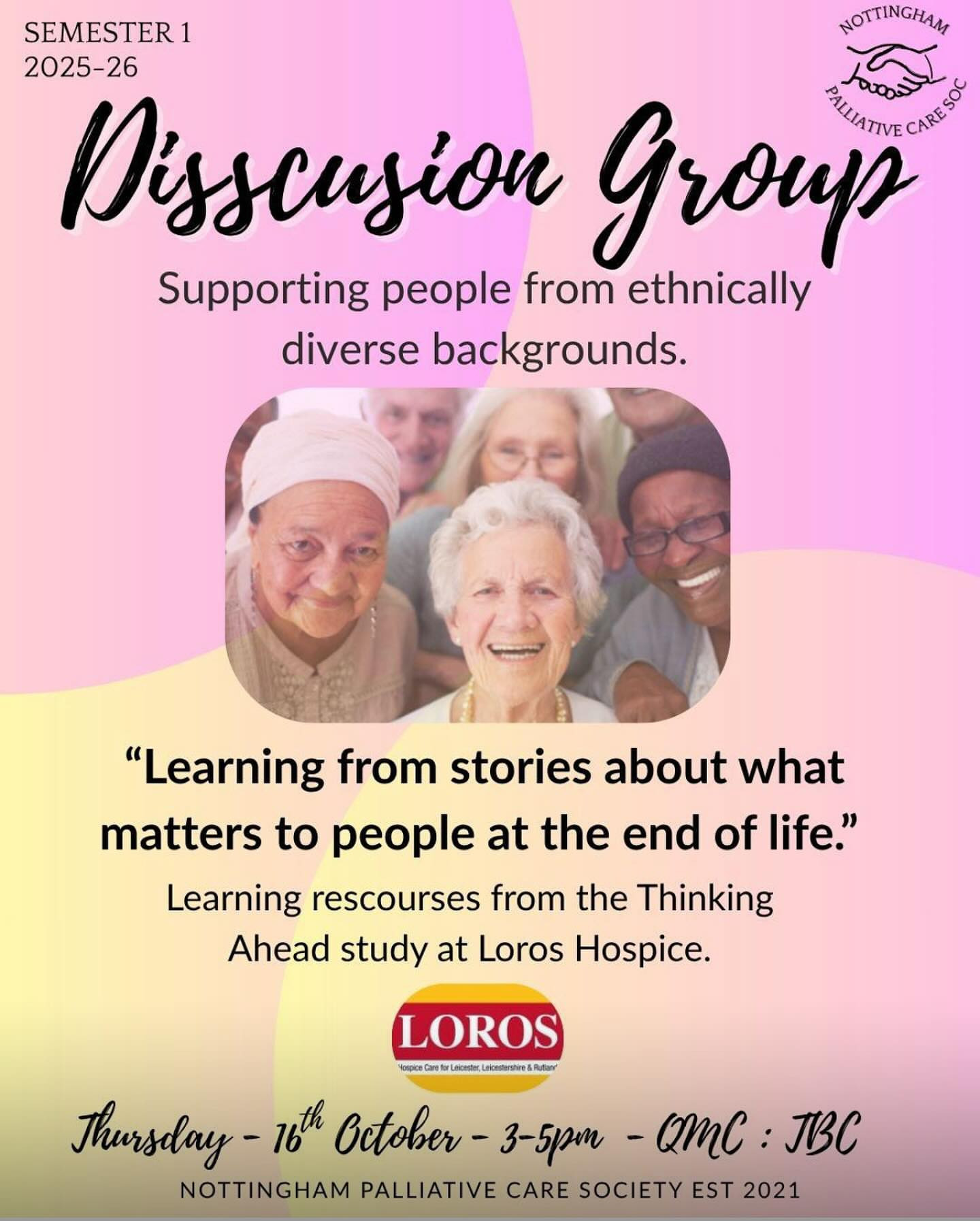 Discussion Group: Supporting People from ethnically diverse backgrounds