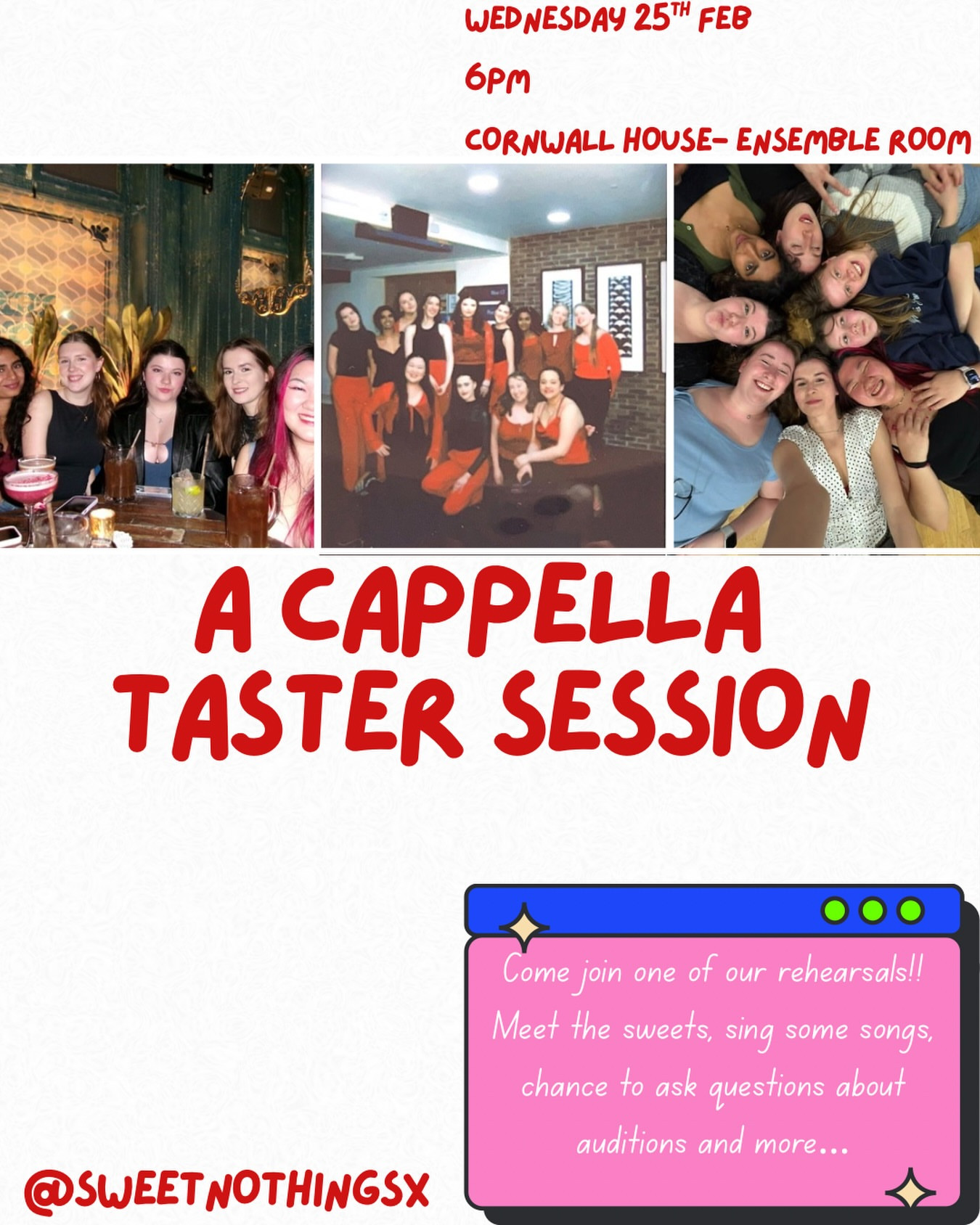 A Cappella Taster Session