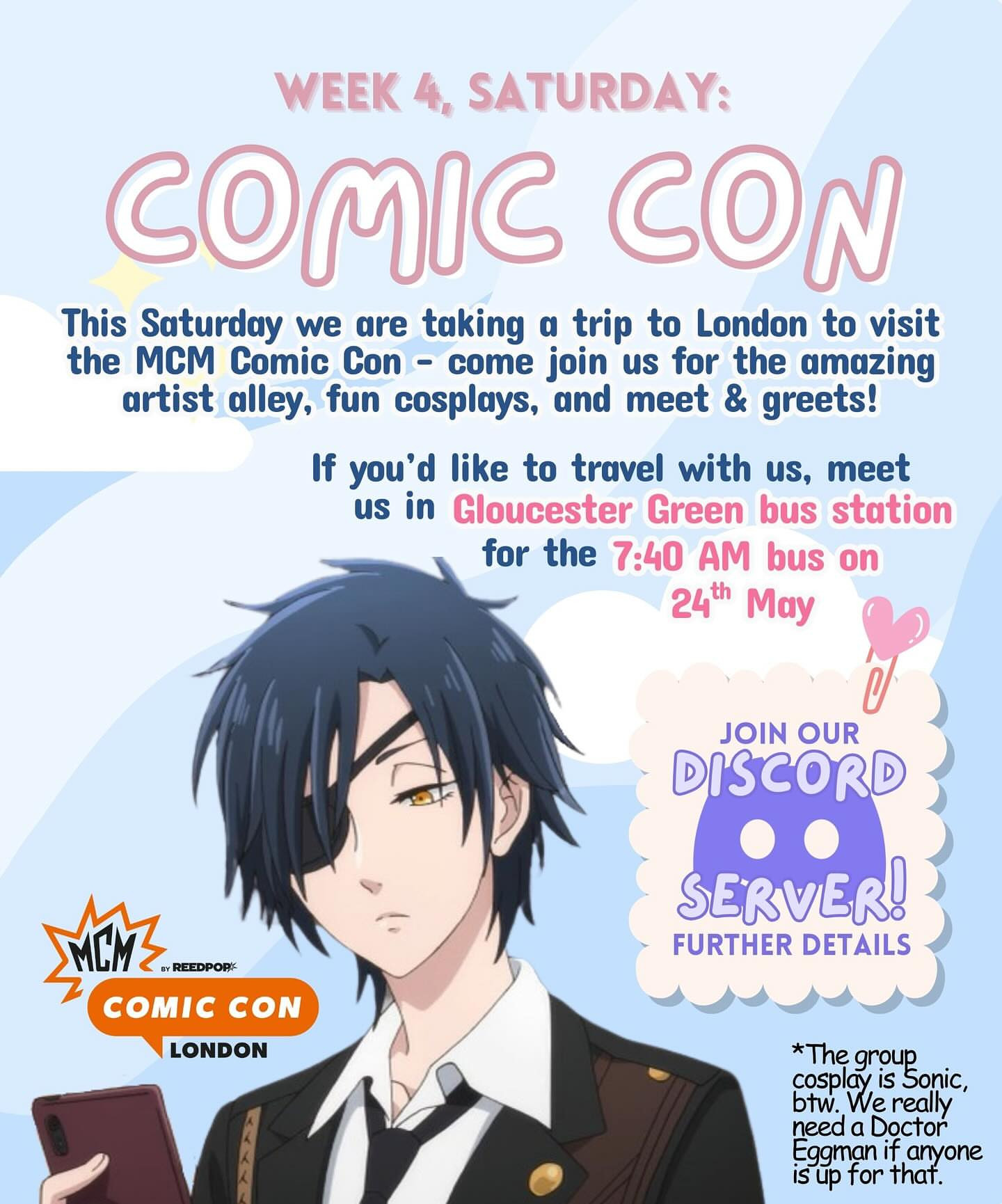 MCM Comic Con Trip