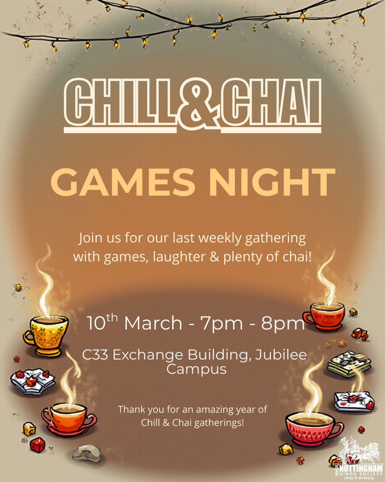 Chill & Chai: Games Night