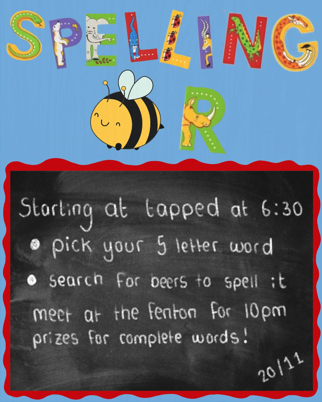 Beer Hunt / Spelling Beer(r)