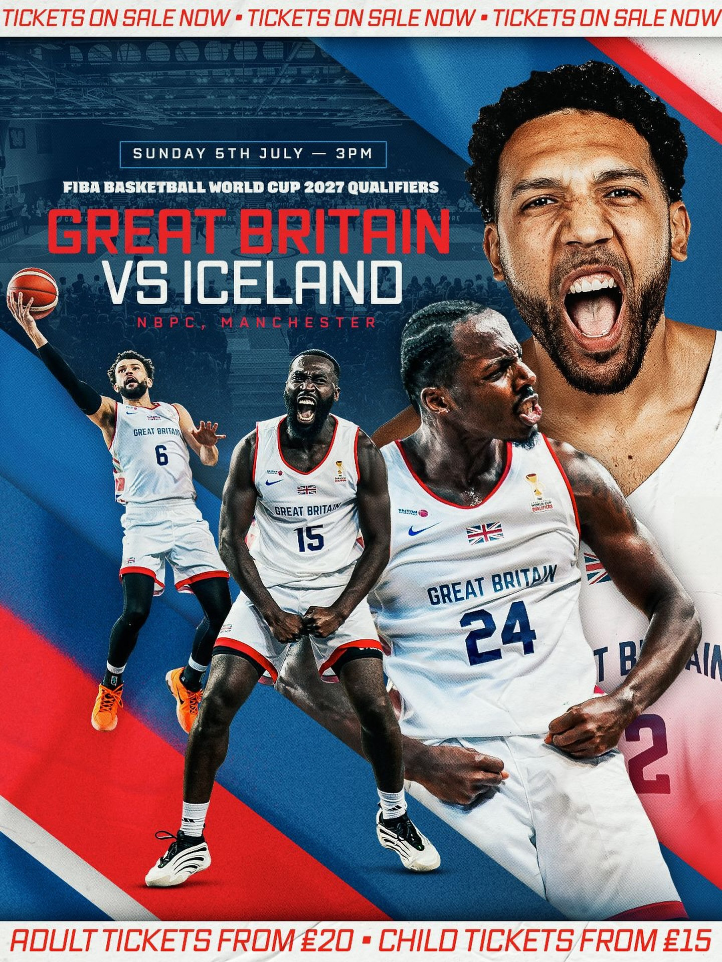 FIBA World Cup 2027 Qualifier: Great Britain vs Iceland