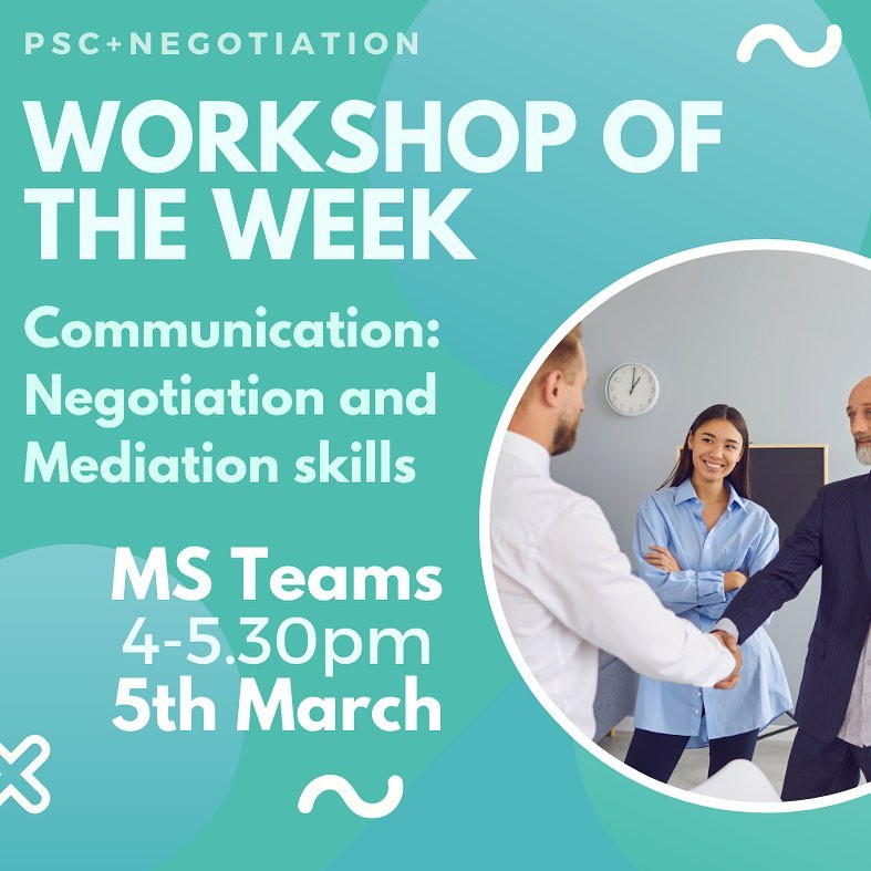 PSC+ negotiation workshop