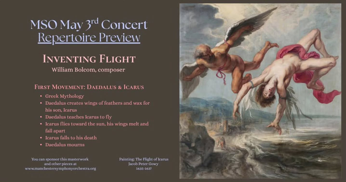 May 3rd Concert Repertoire Preview
