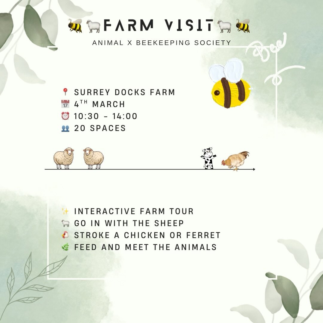 Animal Society x Beekeeping Society Collab Farm Tour