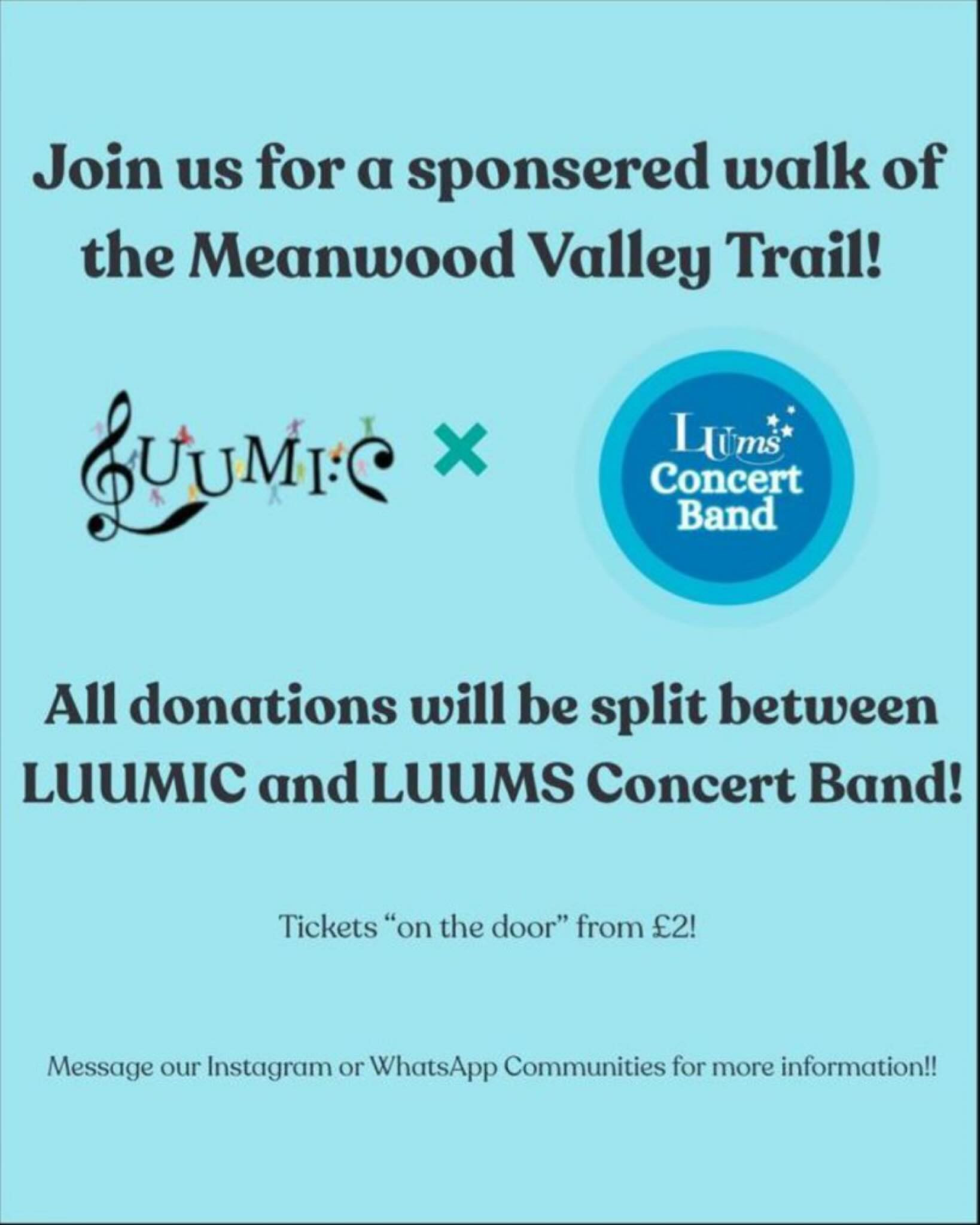 LUUMIC fundraiser walk