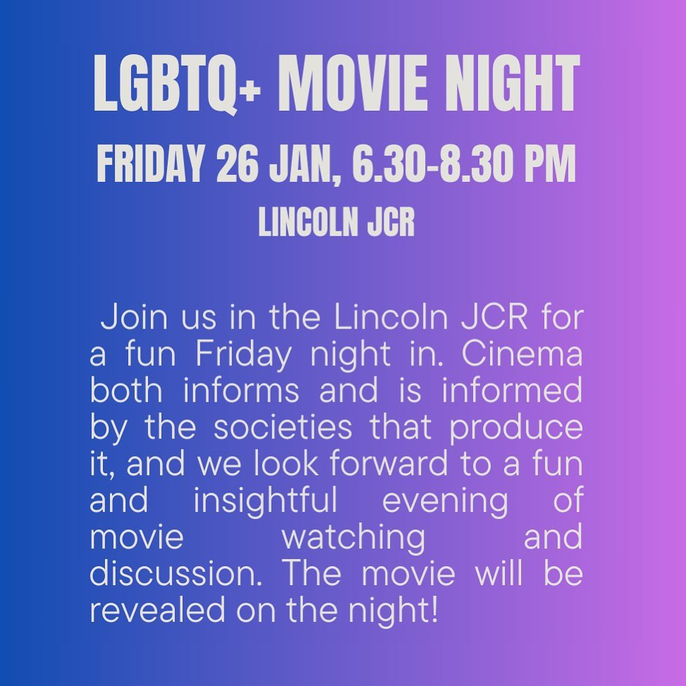 LGBTQ+ Movie Night