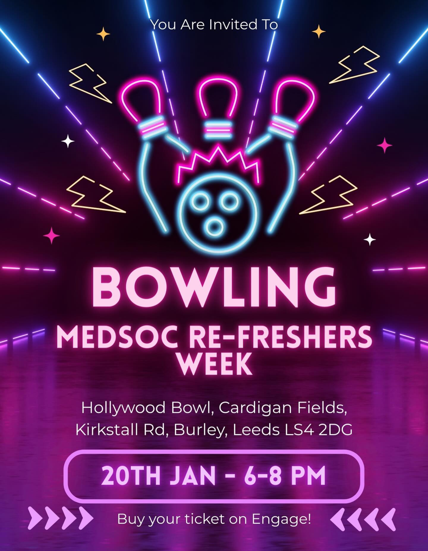 Bowling at MedSoc Re-Freshers Week