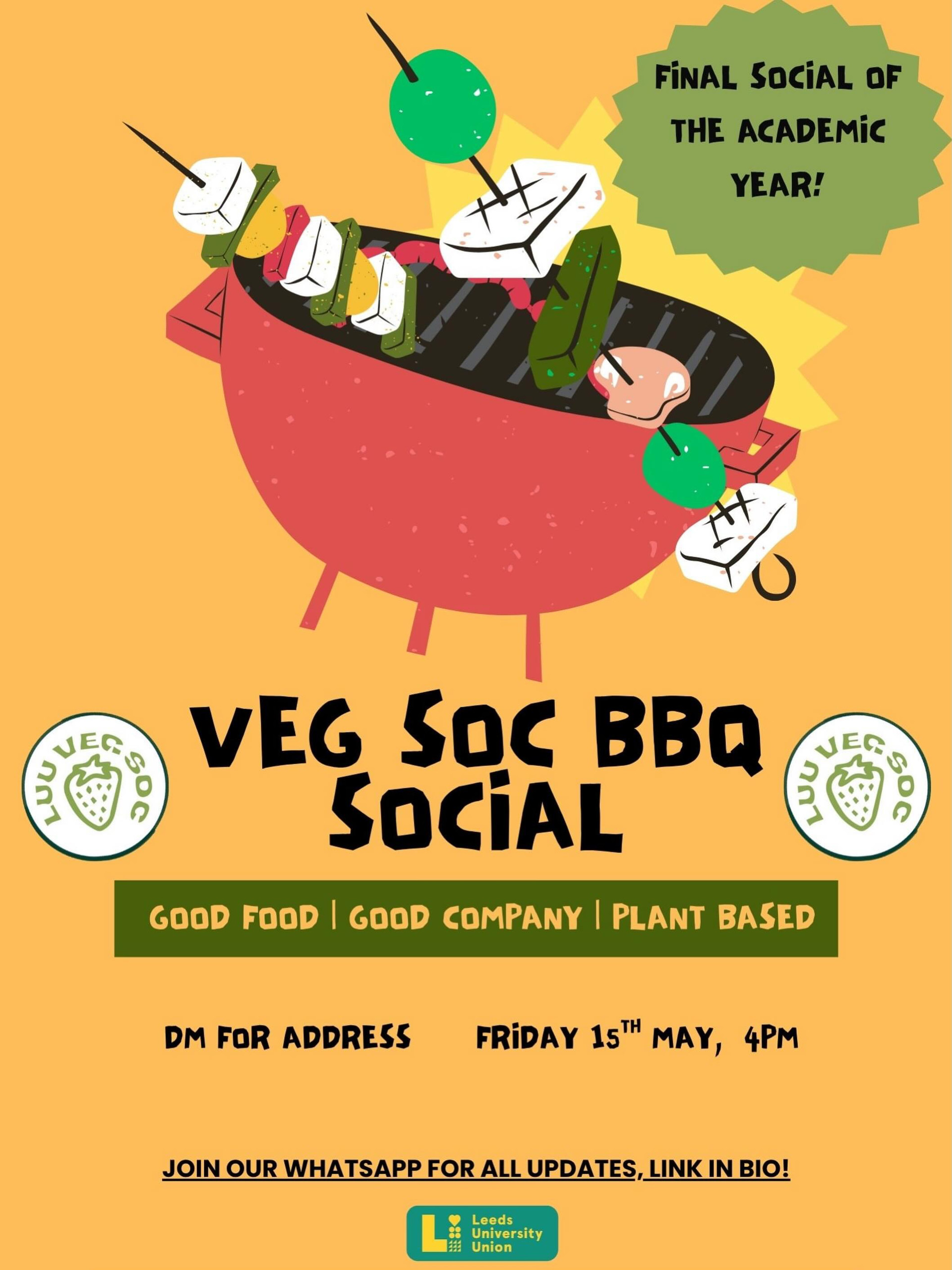 Veg Soc BBQ Social