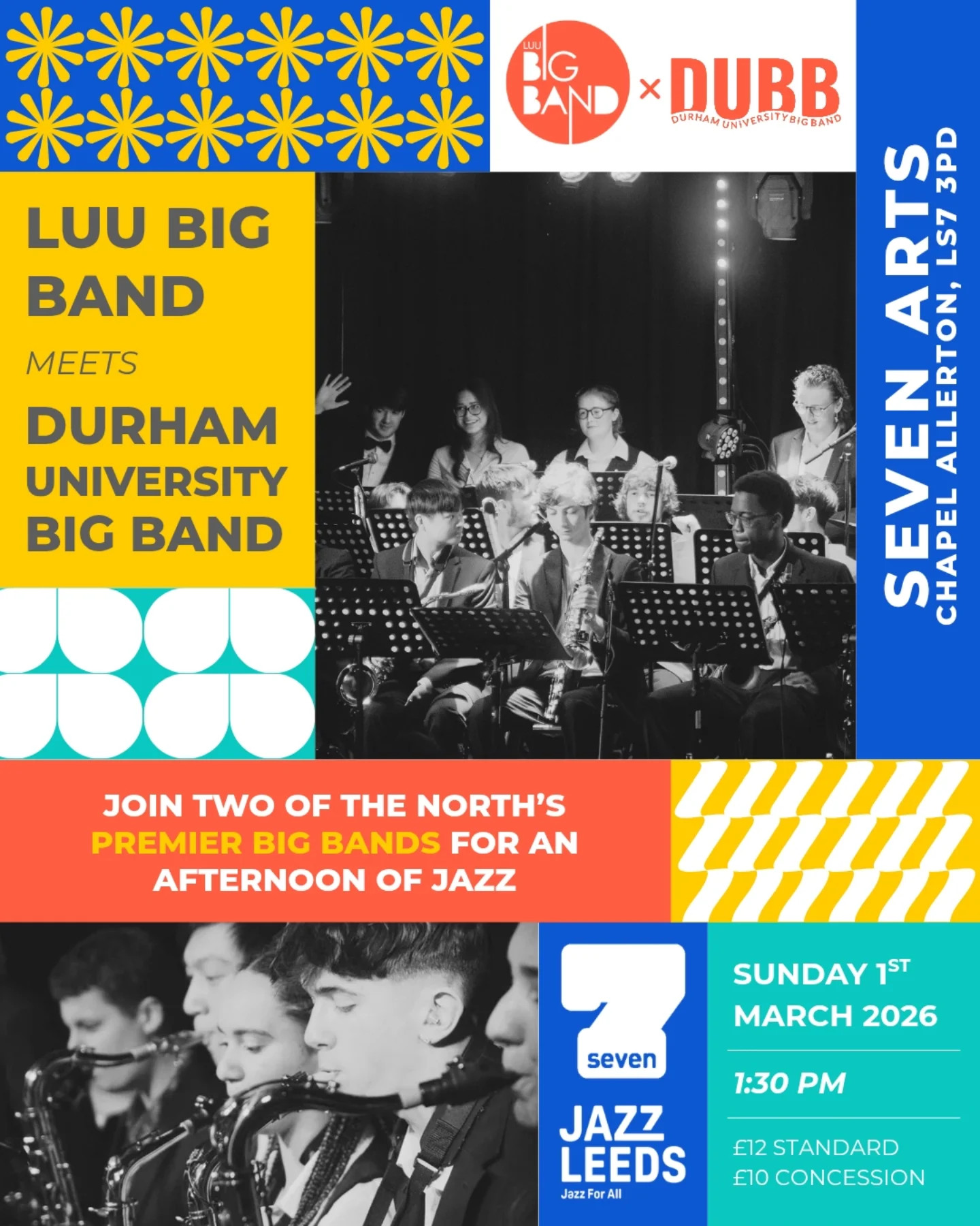 LUU Big Band & DUUB Big Band at Seven Arts Leeds
