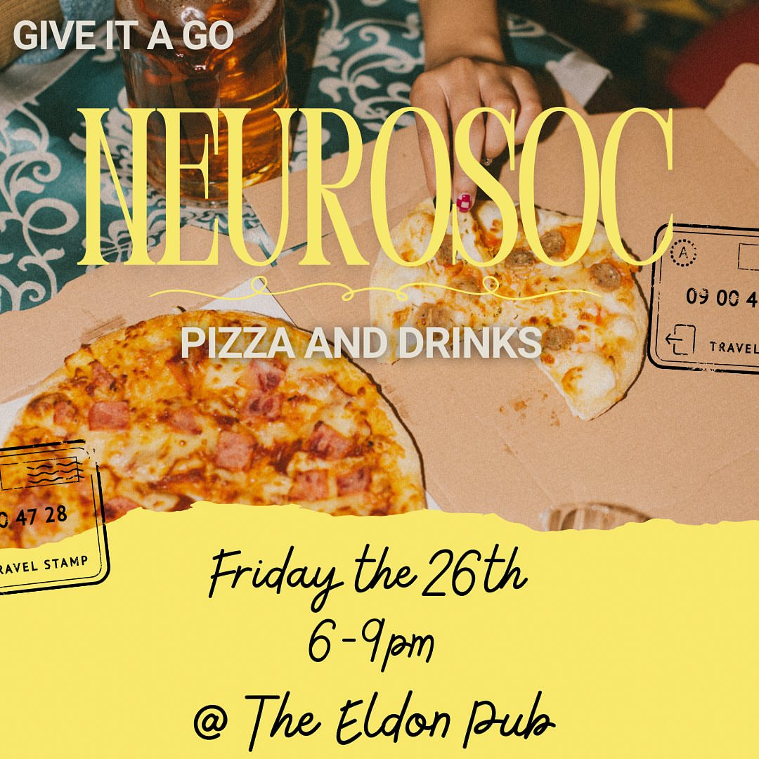 Neurosoc Pizza and Drinks Social