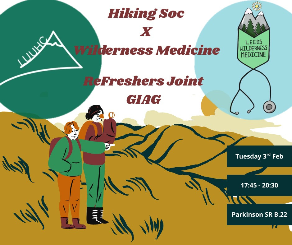 ReFreshers Joint GIAG: Hiking x Wilderness Medicine