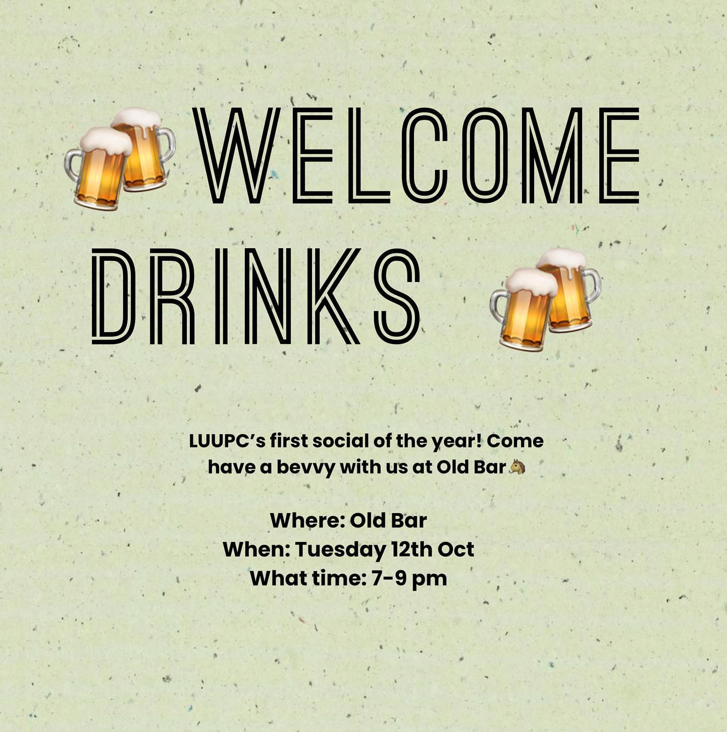 Welcome Drinks Social
