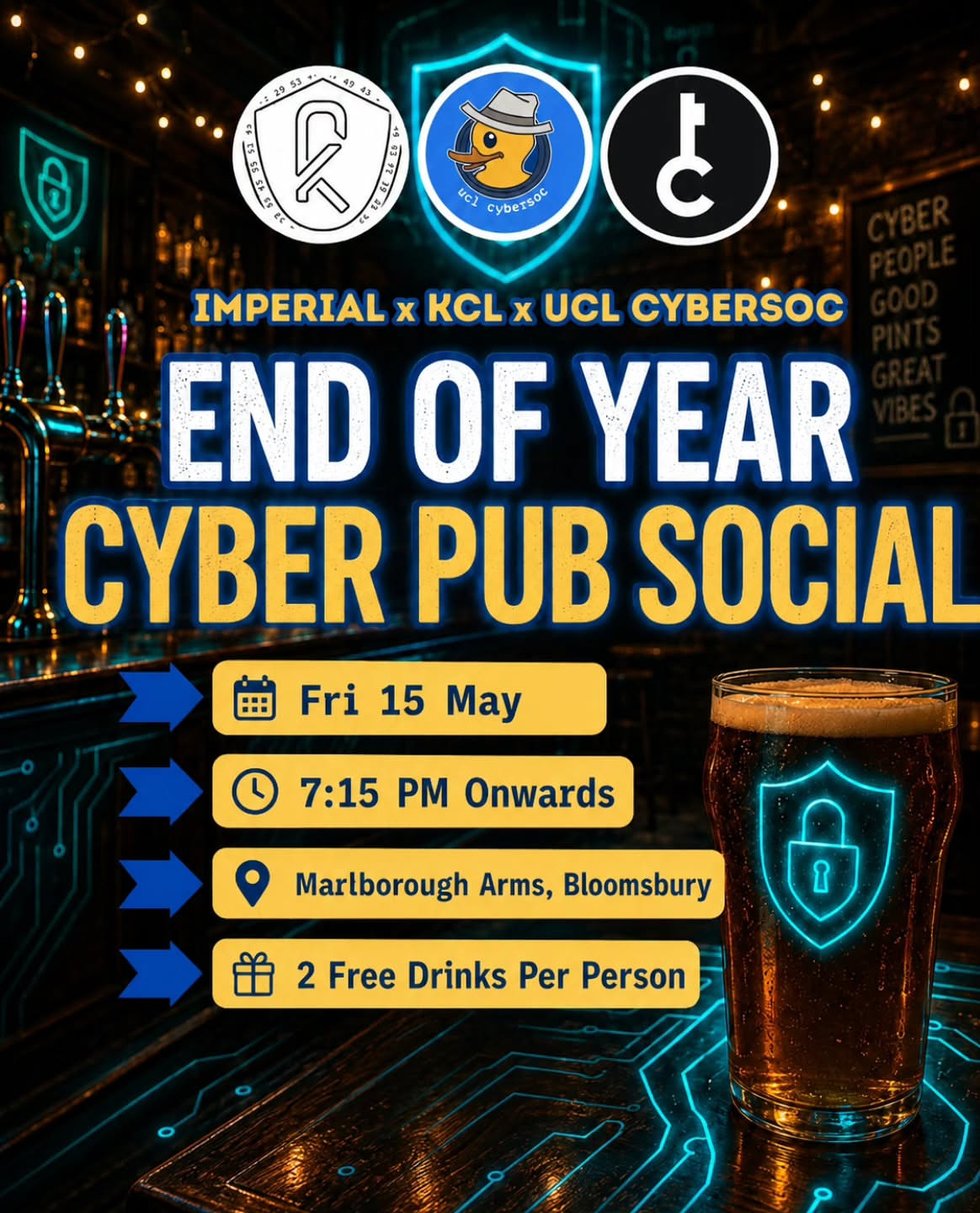 End of Year Cyber Pub Social