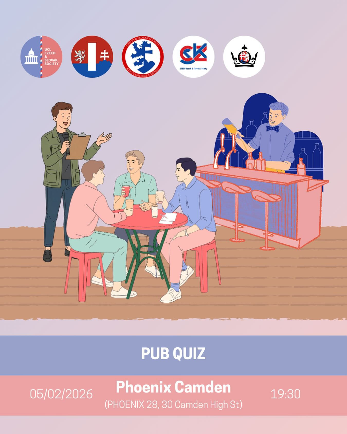 Czech and Slovak themed pub quiz
