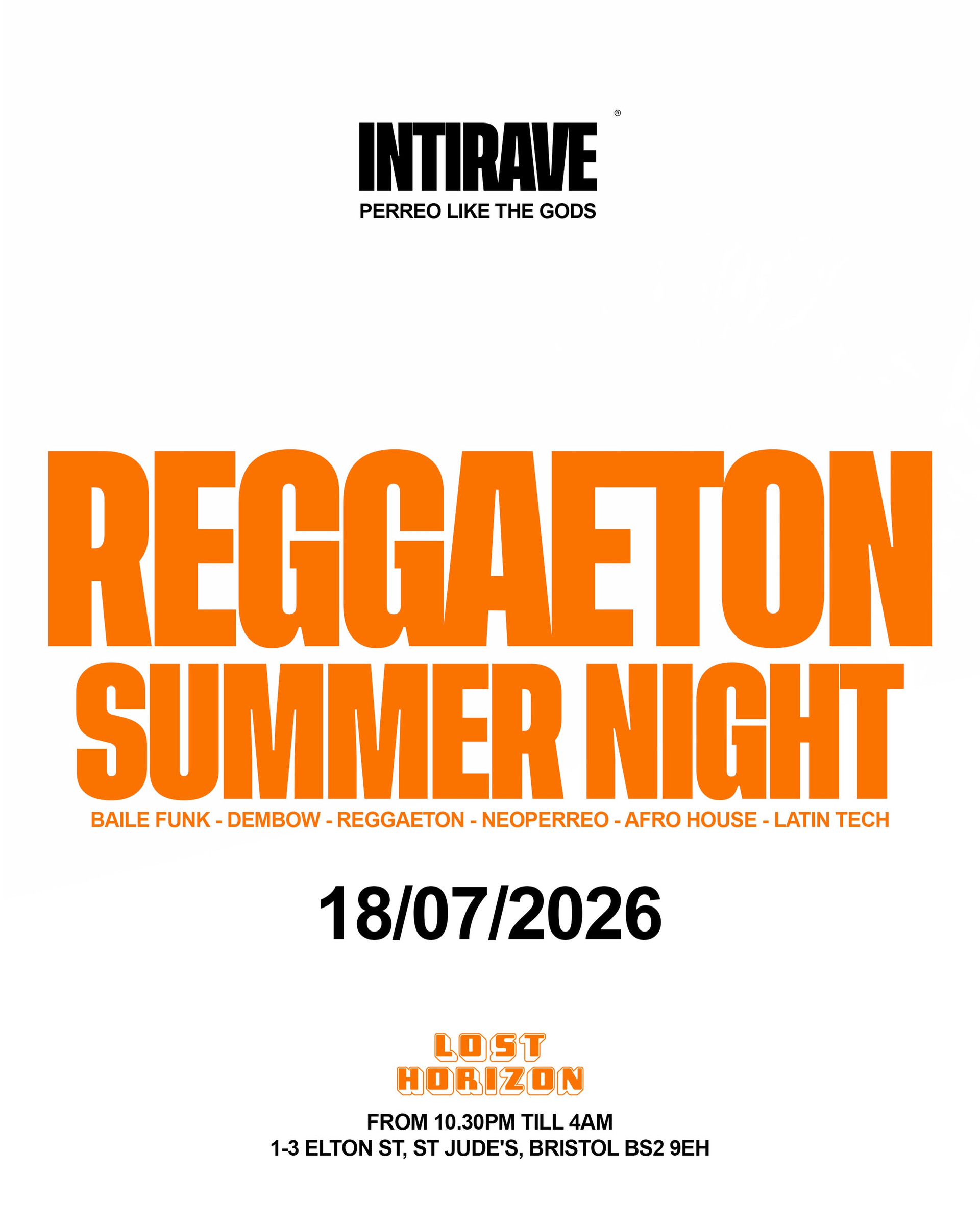 INTIRAVE presents Reggaeton Summer Night
