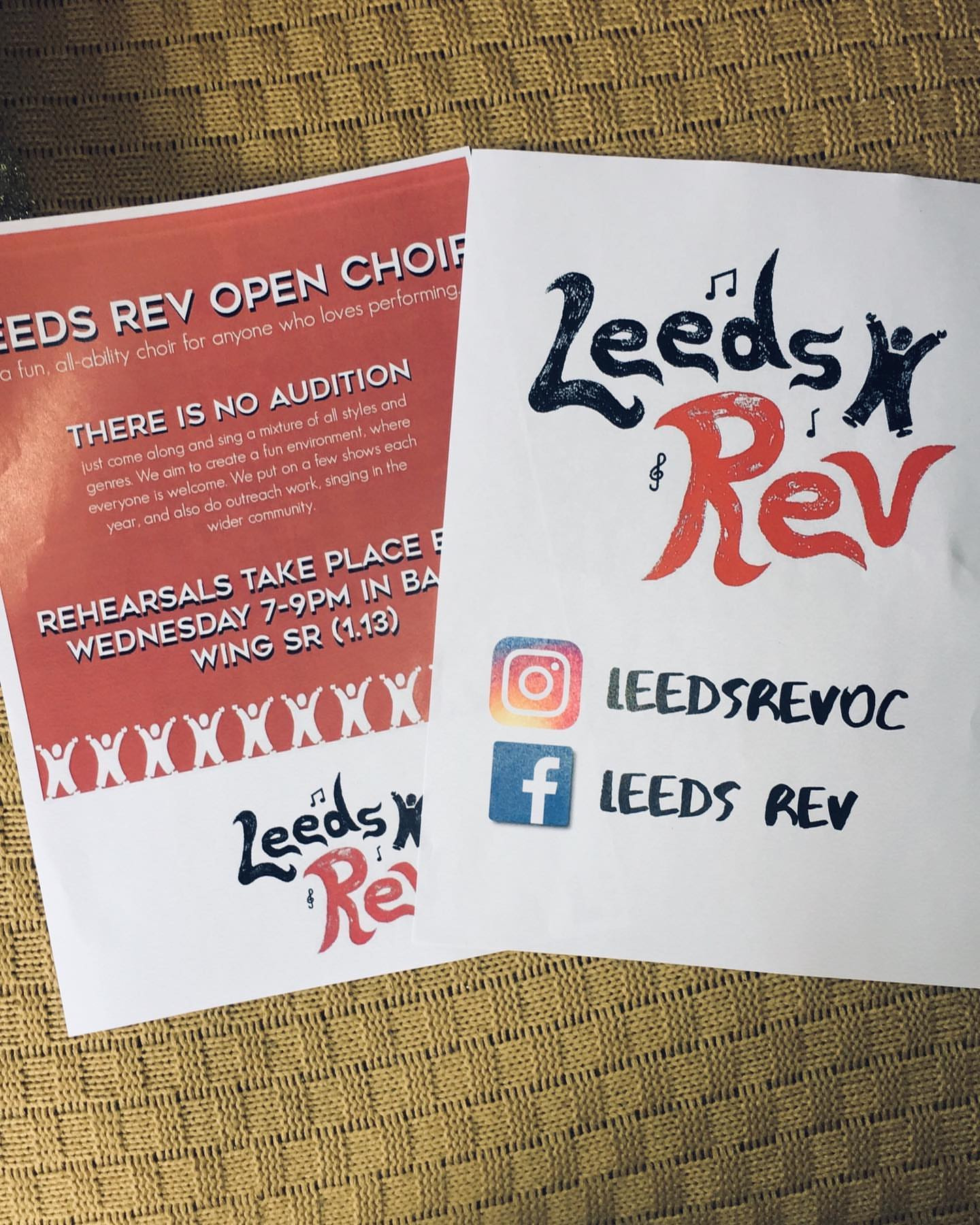 Leeds Rev Open Choir First Rehearsal