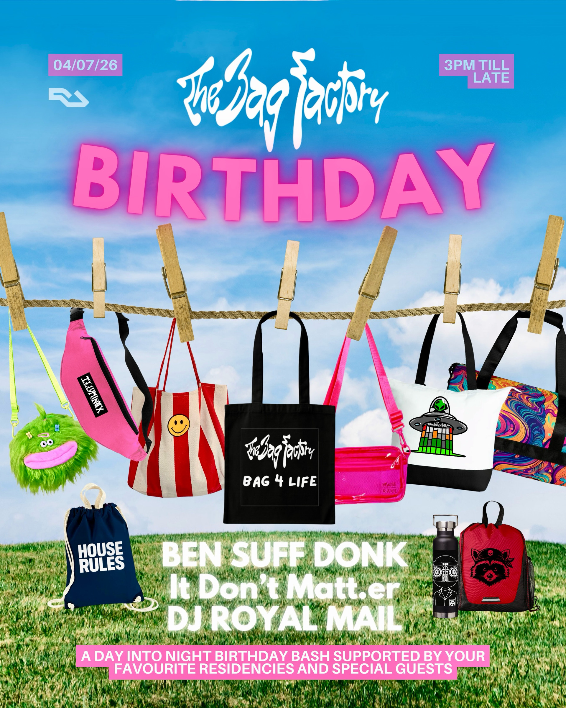 The Bag Factory 1st Birthday
