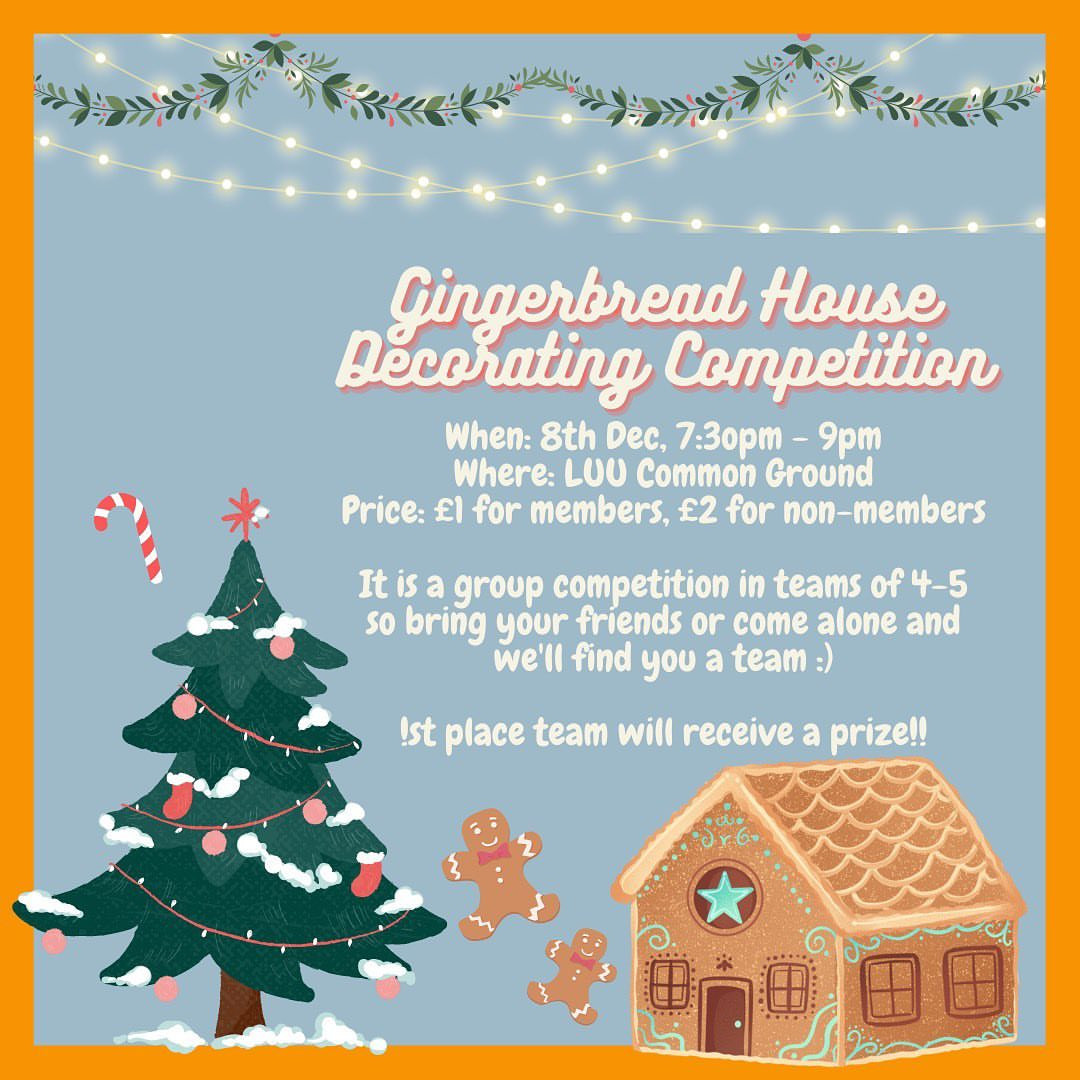 Gingerbread House Decorating Competition