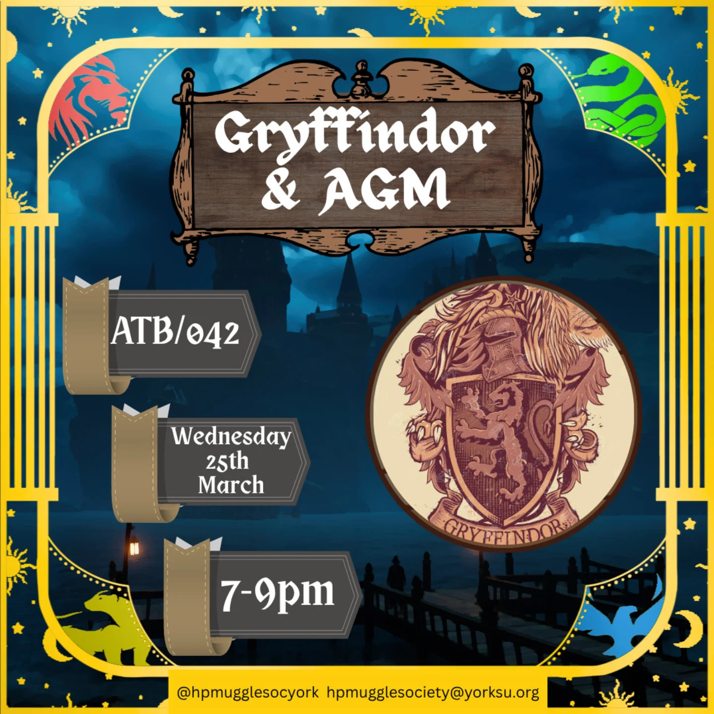 Gryffindor Meeting & AGM