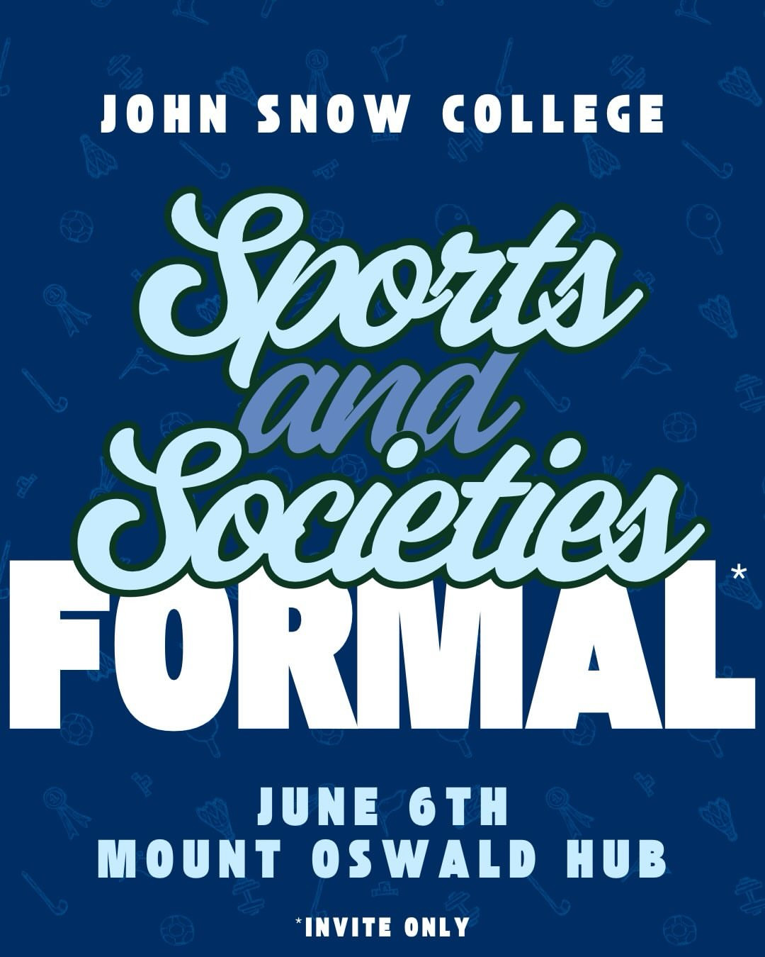 Sports and Societies Formal