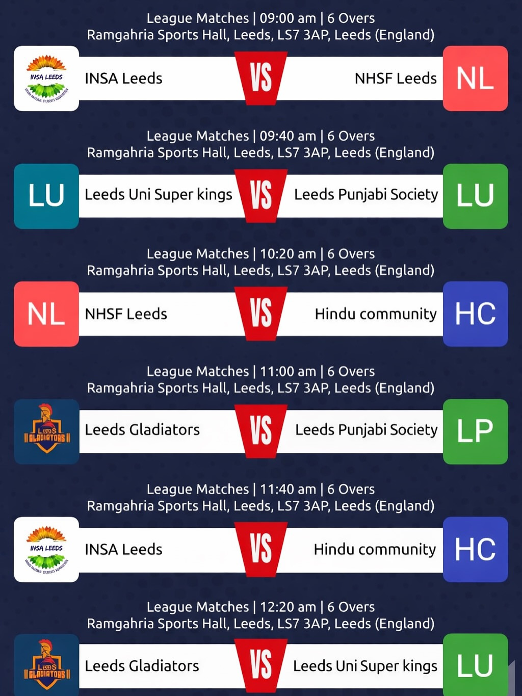 Leeds Box Cricket Bash