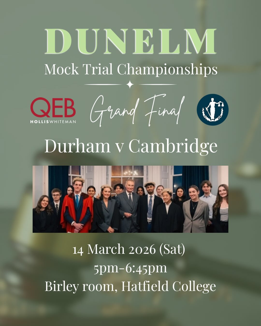 Dunelm Mock Trial Championships Grand Final