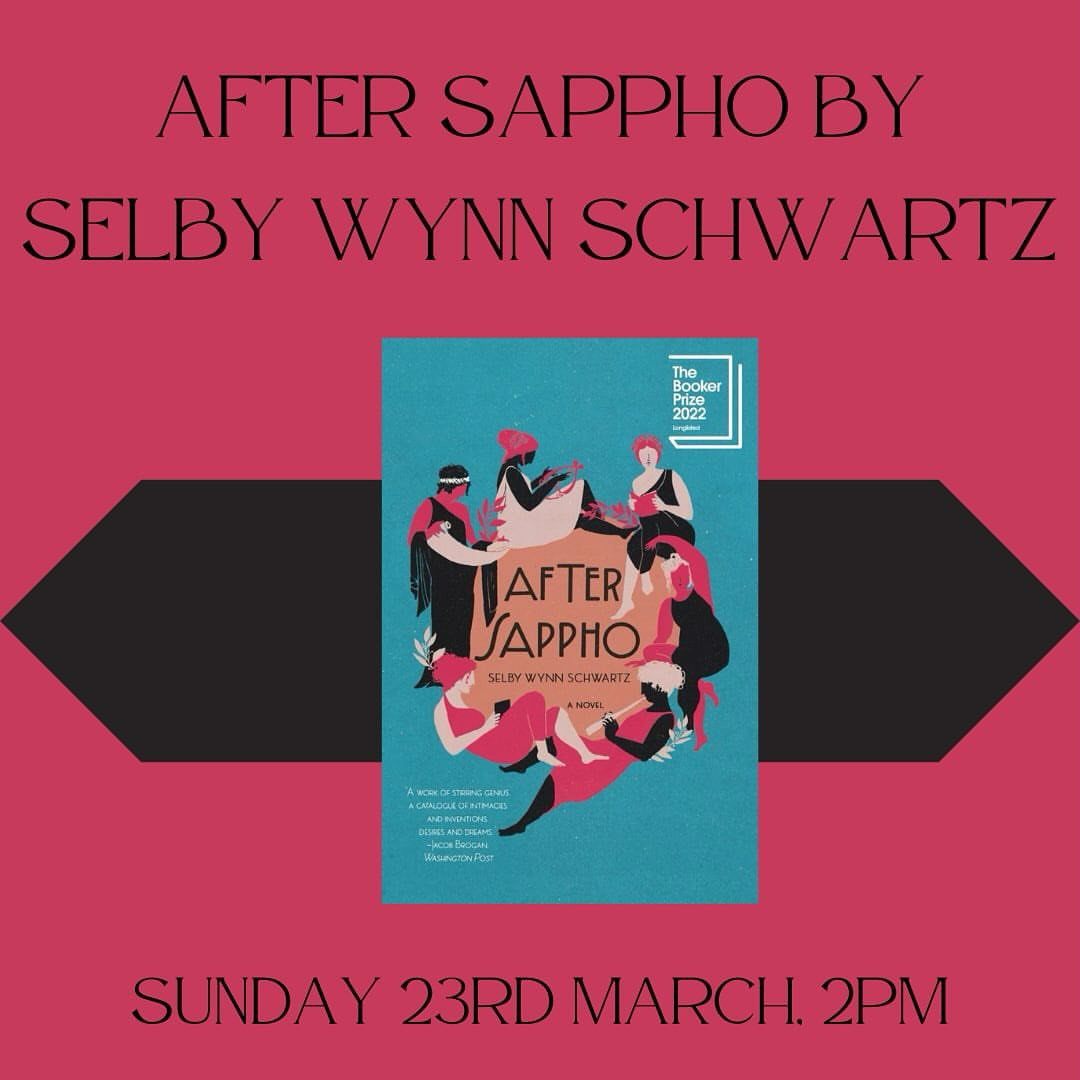 After Sappho by Selby Wynn Schwartz Book Club Meeting
