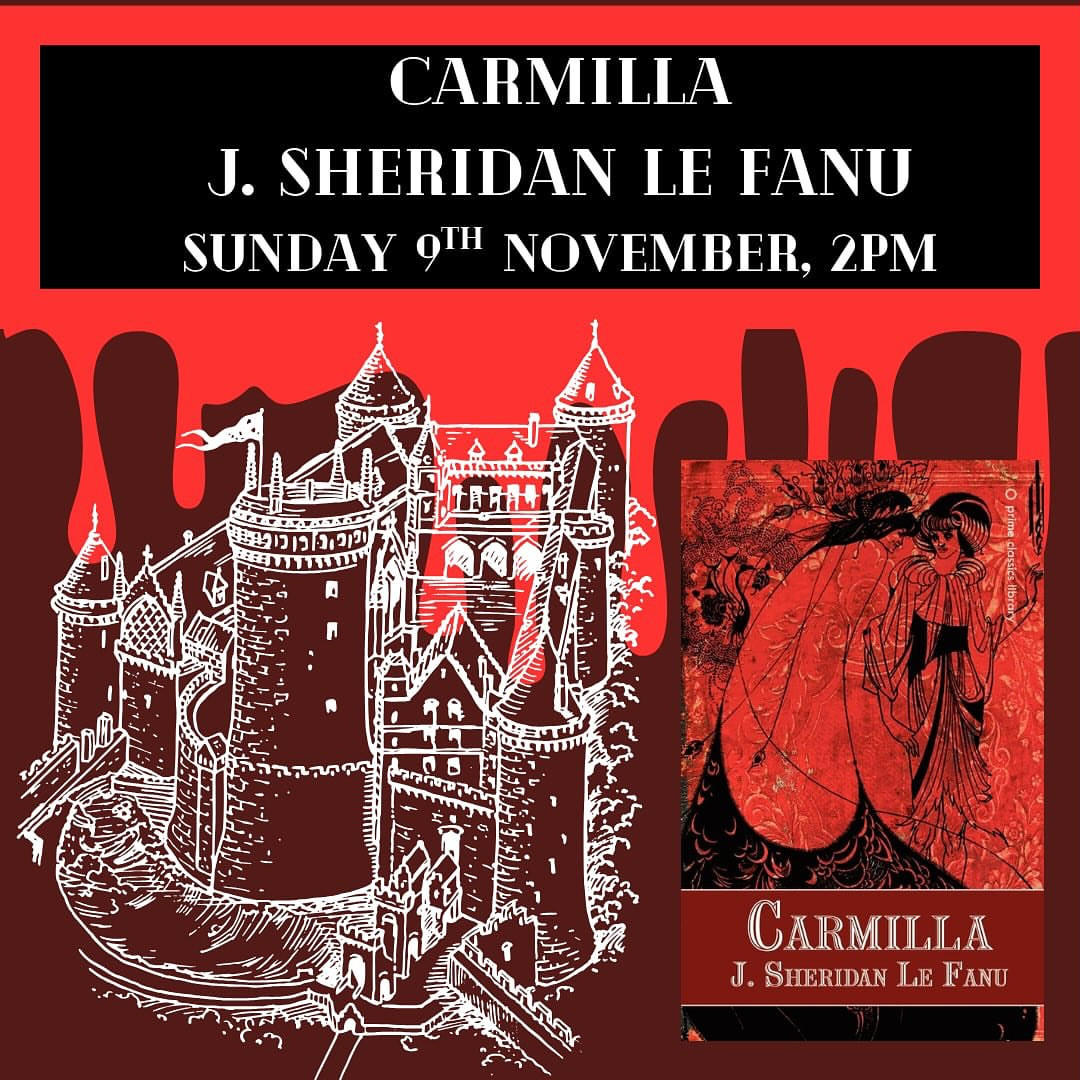 Carmilla by J. Sheridan Le Fanu Book Club Meeting