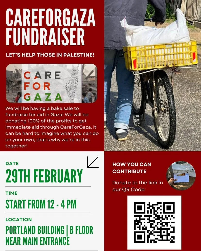 CAREFORGAZA FUNDRAISER Bake Sale