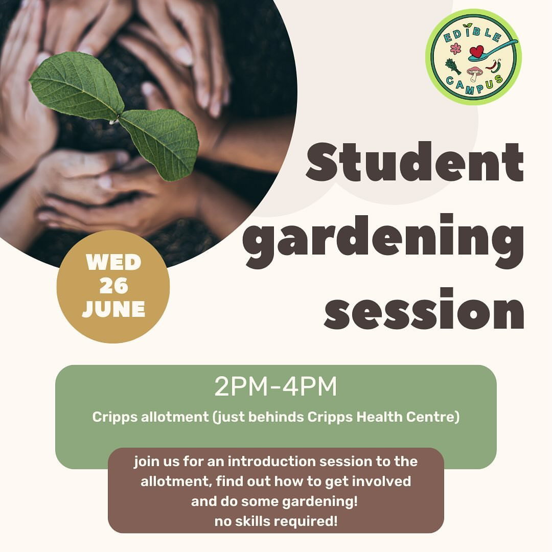 Student gardening session